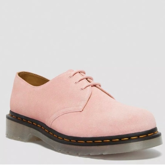 Dr. Martens 1461 Iced Suede Oxford shoes pink ice sole Sz37 US6 - Picture 5 of 12